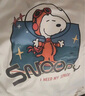 史努比（SNOOPY）男女童短袖t恤牛仔褲兩件套兒童短袖套裝  白色宇航+深藍(lán)太空 130 曬單實(shí)拍圖