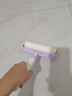 JCZS德國品牌粘毛器滾筒替換可撕式紙沾毛床上滾刷氈粘頭發(fā)神器粘毛器 24cm紫色短柄1個+3卷紙(共180撕) 曬單實(shí)拍圖