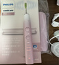 飛利浦（PHILIPS）電動牙刷鉆石9系可視化潔齒磁懸浮動力微泡水流成人-牙醫(yī)推薦 送男友女友生日禮物 HX9911櫻花粉 曬單實拍圖