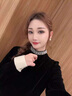 AIGOUGRT長袖連衣裙女秋季2025年新款衣服法式赫本風(fēng)收腰顯瘦長裙子秋天 黑色 L 建議109-118斤 曬單實拍圖