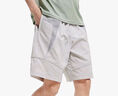 森馬（Semir）休閑短褲男拼接網(wǎng)眼運(yùn)動(dòng)風(fēng)褲子寬松2025夏季松緊腰潮107425125101 曬單實(shí)拍圖