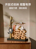 貝漢美（BHM）創(chuàng  )意招財貓鑰匙收納盒玄關(guān)入戶(hù)擺件客廳裝飾擺設喬遷之喜搬家禮物 暖居-金色【大號】 曬單實(shí)拍圖