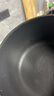 Jeetee吉特有鈦陶瓷奶鍋寶寶嬰兒輔食專用平底鍋煮面熱奶燃?xì)怆姶艩t通用 【嬰兒輔食級(jí)】奶鍋硅膠蓋 16cm 曬單實(shí)拍圖