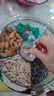 AILUKI輕奢密封堅果零食擺放盤過年干果盤收盒家用客廳茶幾水果 卡扣式密封干果盤(透明銀) 曬單實拍圖