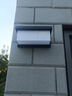 宏迪萊太陽能充電戶外壁燈免接線室外防水墻壁燈新款感應燈免打孔庭院燈 太陽能壁燈加大號/暖光-免打孔 曬單實拍圖