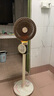 創(chuàng)維【全屋驅(qū)蚊】空氣循環(huán)扇家用電風(fēng)扇落地扇2025新款大風(fēng)量語音遙控輕音節(jié)能臥室小風(fēng)扇Q522 白咖色 曬單實(shí)拍圖