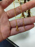 中國黃金（CHINA GOLD）黃金手鏈足金蝴蝶花絲金手鏈女送媽媽老婆女友七夕情人節禮物 蝴蝶手鏈+摯愛(ài)玫瑰禮盒 曬單實(shí)拍圖