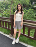 ZHR涼鞋女夏季厚底網(wǎng)面運動女鞋透氣戶外休閑老爹鞋 G778 米粉  37  曬單實拍圖