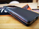韓諾適用vivo x fold5手機(jī)殼新款vivoxfold5保護(hù)套折疊屏智能視窗翻蓋皮套鏡頭耐刮防摔真素皮 鈦度黑 曬單實拍圖