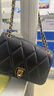 CHARLES&KEITH25夏新品時(shí)尚菱格鏈條單肩斜挎小方包七夕禮物CK2-20671747 Black黑色 S 曬單實(shí)拍圖
