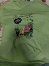 男童休閑短袖Polo領(lǐng)國潮印花純棉兒童短袖夏季洋氣韓版中大童潮流 淺綠-海綿寶寶雙面印 140 曬單實(shí)拍圖