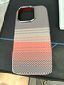 梵皓伊 凱夫拉碳纖維編制格紋適用iPhone15promax手機(jī)殼新款蘋果16pro全包防摔保護(hù)套14pro/13小眾高級感 日落灰【凱夫拉纖維紋-內(nèi)置磁吸】鋁合金鏡框 IPhone16Pro 曬單實拍圖