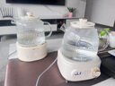 九陽(yáng)（Joyoung）凈萃全玻璃0膠水養生壺  辦公室多功能煮茶器花茶壺 燒水壺恒溫電熱水壺 24h預約保溫 1L WY107 曬單實(shí)拍圖