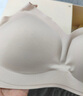 嫚熙（EMXEE）太空反重力孕婦哺乳內(nèi)衣聚攏孕期產(chǎn)后喂奶文胸 柔灰紫【太空Bra 反重力系列】 L 曬單實拍圖