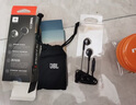 JBL T205耳機(jī)半入耳式重低音蘋果小米手機(jī)通用男女生運(yùn)動線控帶麥可通話 黑色 曬單實拍圖