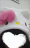 星舵學(xué)生午睡毯kitty貓少女心午休毯子凱蒂貓披風(fēng)斗篷宿舍空調(diào)披肩毯 kt貓連帽披肩毯 尺寸（140*90CM） 曬單實(shí)拍圖