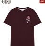 Teenie Weenie小熊女裝t恤夏季寬松白色休閑圓領(lǐng)短袖上衣 酒紅色 M 曬單實(shí)拍圖