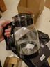 天喜（TIANXI）涼水壺玻璃杯玻璃泡茶壺耐熱冷水壺水杯大容量黑色2L節(jié)日禮物 曬單實(shí)拍圖