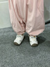 基諾浦童鞋嬰兒步前鞋2025秋季軟底寶寶機能鞋 男女童鞋子GB2456 月沙灰_艾石綠 18 110mm 適合腳長106-115mm 曬單實拍圖