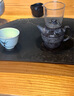 石金道安化天然冰磧巖石頭茶壺高端泡茶耐高溫專用茶器新中式家用透光壺 漢甌 130ml 曬單實(shí)拍圖