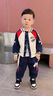 G. DUCKKIDS小黃鴨奧特曼衣服男童套裝2025春秋裝男孩寶寶兒童運(yùn)動(dòng)棒球服外套 藏青色 130 cm 曬單實(shí)拍圖