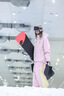 酷峰【極光】滑雪服套裝2025新款專業(yè)3L雪衣雪褲女男外套單板雙板裝備 粉躍上衣【3L單層】 M 曬單實拍圖