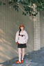 燦圖貓咪印花寬松連帽衛(wèi)衣女春秋季重磅慵懶風(fēng)外套休閑潮流長(zhǎng)袖上衣服 白灰色 常規(guī) L 【建議100-120斤】 曬單實(shí)拍圖