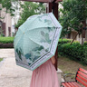 印象城雙面花傘遮陽傘雙層黑膠防曬防紫外線太陽傘晴雨兩用雨傘 梔子花 曬單實拍圖