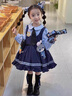 G.DUCKKIDS小黃鴨公主裙女童連衣裙子秋裝瘋狂動物城服裝兒童朱迪尼克洛麗塔 朱迪連衣裙+領(lǐng)帶 110 建議4~5歲【100-110cm】cm 曬單實拍圖