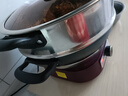 榜一鳴電炒鍋不粘鍋分體式凹面火鍋家用蒸煮煎炸燉涮新款定時(shí)插電多功能炒菜專用一鍋多用2100W大功率 1L 鑄鐵款34cm帶一個(gè)籠 曬單實(shí)拍圖