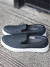 Allbirds休閑鞋Wool Cruiser Slip On新品羊毛舒適輕便男女一腳蹬 深灰色（淺灰底） 42 /M9 男碼 曬單實(shí)拍圖