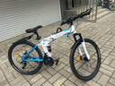 鳳凰（Phoenix）折疊車山地自行車折疊27速碟剎減震變速成人男女學(xué)生越野單車 曬單實拍圖