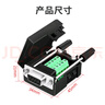 也仁 DB9免焊接頭 RS232/485/422插頭 9針COM口插頭 免焊串口轉(zhuǎn)接母頭 5個裝 CKX20  曬單實拍圖