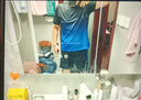 青少年夏裝兒童運動套裝2025新款童裝t恤速干漸變短袖短褲 漸變藍色XLL青少年套裝 常規(guī) 180 (L) CM 曬單實拍圖