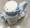 膳魔師兒童保溫杯小學(xué)生直飲水杯三麗鷗水壺316L不銹鋼含杯套350ml藍(lán)白 曬單實(shí)拍圖