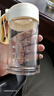 富光清然玻璃杯 高硼硅玻璃水杯子 女生便攜牛奶咖啡刻度茶杯330ml 曬單實拍圖