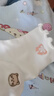 倫洛弗白色襪子女可愛刺繡木耳邊中筒襪ins潮純色棉春夏日系jk少女 花邊小兔嘰中筒襪4雙 均碼 曬單實(shí)拍圖