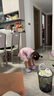 貝瑞加（Babyprints）兒童泳衣女孩連體泳衣中大童速干游泳訓(xùn)練衣泡溫泉泳裝 粉XL 曬單實(shí)拍圖