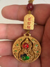 康聚如金色平安福祿葫蘆鑰匙扣隨身招財(cái)車鑰匙掛飾包包掛件擺件 1個金色平安葫蘆轉(zhuǎn)轉(zhuǎn)鑰匙扣 曬單實(shí)拍圖