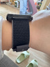 圖拉斯（TORRAS）適用apple iwatch s10手表表帶s9/8/7/6/5/4/se/ultra2 44-49mm超輕透氣不悶汗可水洗編織款黑 曬單實(shí)拍圖