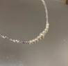 卡汐沐碎銀珍珠項(xiàng)鏈女漸變微笑拼接設(shè)計(jì)施家珍珠強(qiáng)光鎖骨鏈輕奢毛衣鏈女 碎銀珍珠項(xiàng)鏈【禮盒裝】 曬單實(shí)拍圖