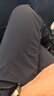 十如仕休閑褲男速干商務(wù)通勤長褲直筒抗皺褲子 SP11 藏青色 33 曬單實拍圖