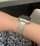 MSSM適用蘋(píng)果手表表帶Apple iwatch金屬小蠻腰磁吸扣表帶不銹鋼麥穗款女士腕帶-星光色38/40/41mm 曬單實(shí)拍圖