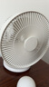 無(wú)印良品（MUJI）空氣循環(huán)風(fēng)扇 電風(fēng)扇家用桌面臺(tái)式 LA1OPC4S 白 長(zhǎng)28.5*寬19.5*高34cm 曬單實(shí)拍圖