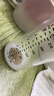 貝因愛（BEIYINAI）新生兒寬口玻璃奶瓶嬰兒硅膠奶嘴防嗆防脹氣仿母乳0-6個月 標(biāo)配S碼奶嘴 納米色 240ml 曬單實(shí)拍圖