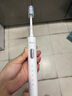 美的（Midea）電動牙刷S1PX白色成人/學(xué)生4支刷頭牙齒清潔180天長續(xù)航磁懸浮聲波馬達 七夕情人節(jié)禮物送男友女友 曬單實拍圖