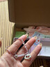 999足銀hellokitty凱蒂貓吊墜鏤空KT貓純銀項鏈送女友兒童節(jié)禮物 鏤空KT貓吊墜+愛心粉色編繩項鏈 曬單實拍圖