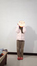 明摩秋MM羽絨服女短款韓版面包服外套冬寬松2024年新款學(xué)生中戲 淡粉色 S 曬單實(shí)拍圖