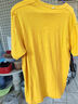 夏季純棉短袖男女同款寬松休閑短袖T恤情侶潮流百搭ins圓領(lǐng)半袖 黃色 5XL 200-215斤 曬單實(shí)拍圖