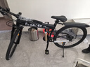 鳳凰折疊車(chē)山地車(chē)自行車(chē)成人男女款青少年超輕便攜變速鋁合金車(chē)載單車(chē) 鋁架折疊【競速軸承/超省力】雅黑 26寸/30速【適合158-188cm】 曬單實(shí)拍圖